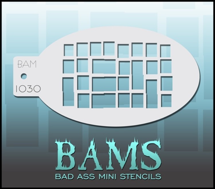 Bad Ass Mini Stencil 1030