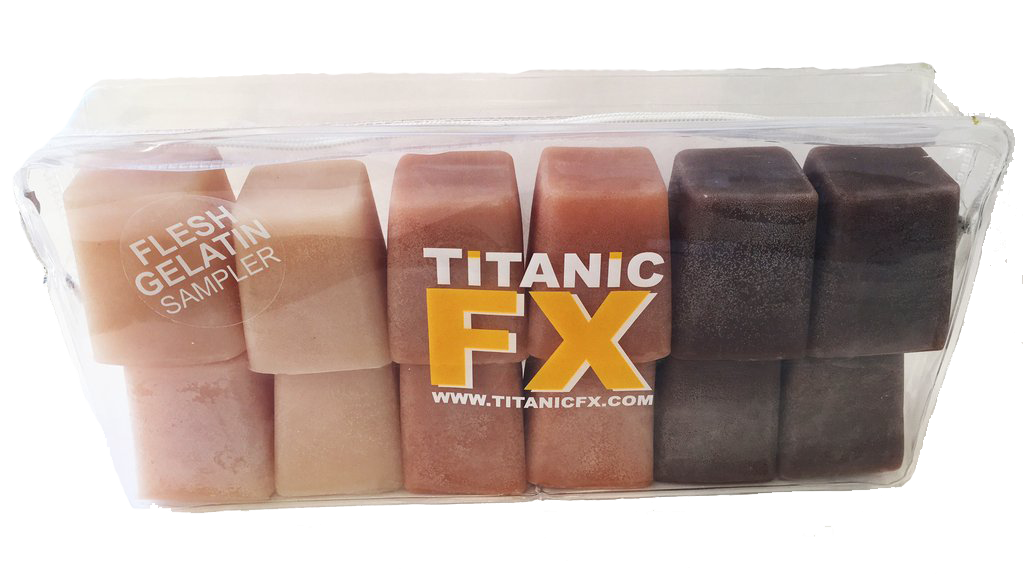 Titanic FX Gelatine Flesh Colors 1kg  | Prothese Gelatine