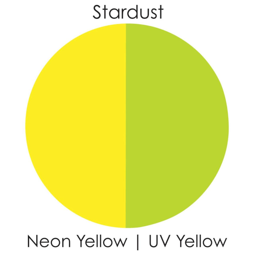 Mehron Paradise Makeup Neon UV Glow Stardust, Yellow  (40 gram)