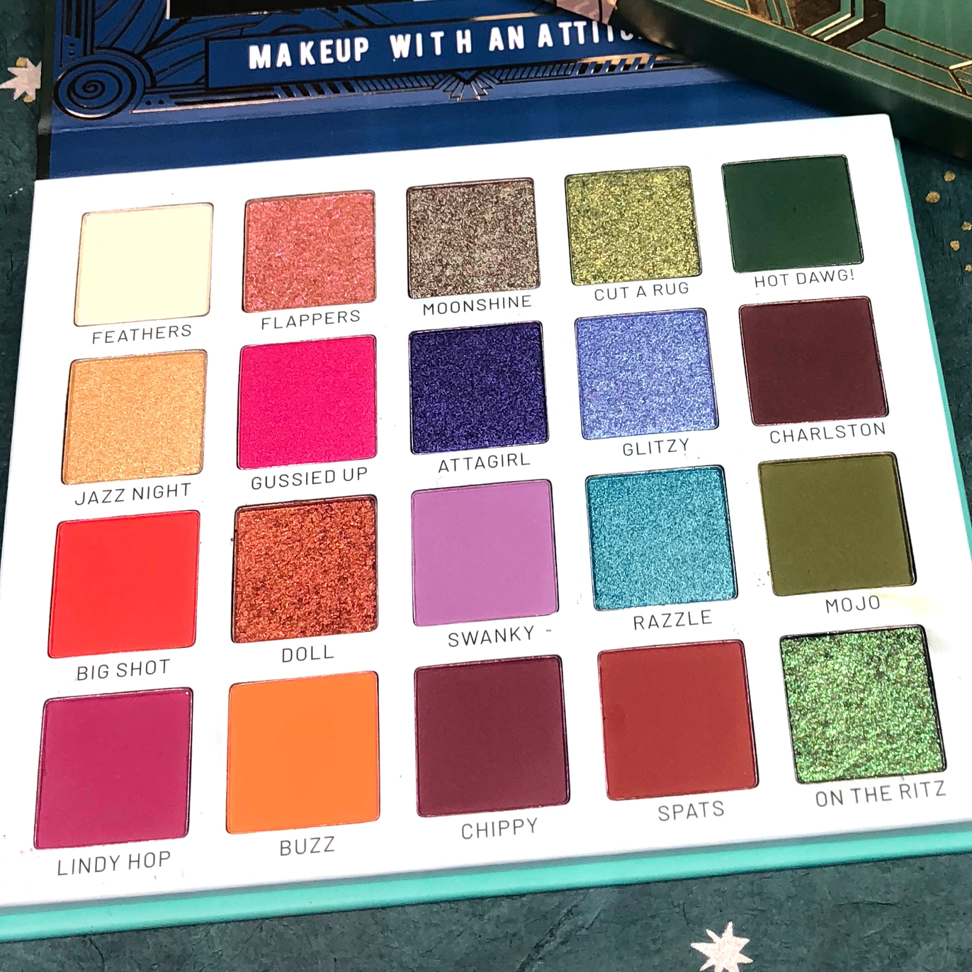 Rude Cosmetics The Roaring 20's Eyeshadow Palette - Reckless (20 kleuren)