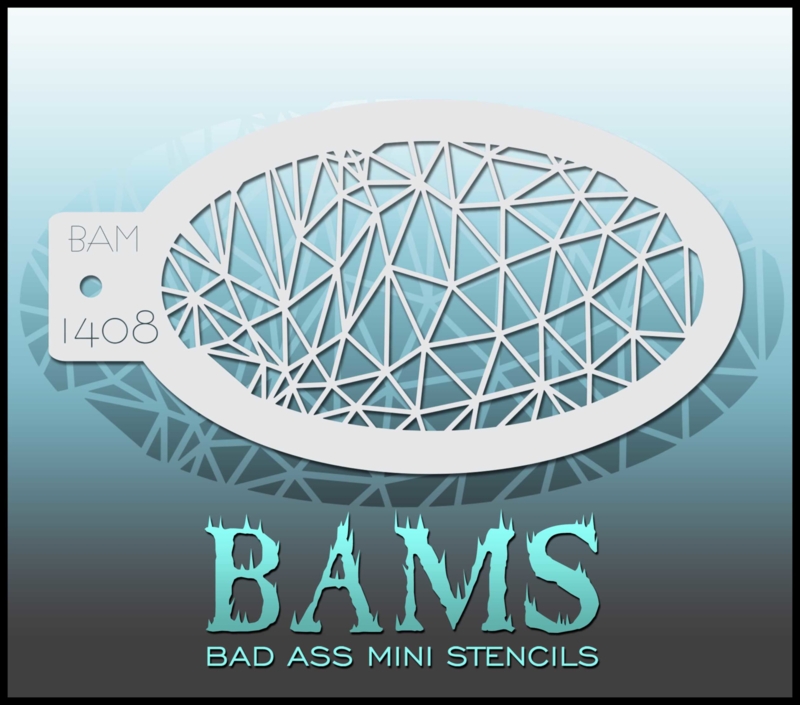 Bad Ass Mini Stencil 1408