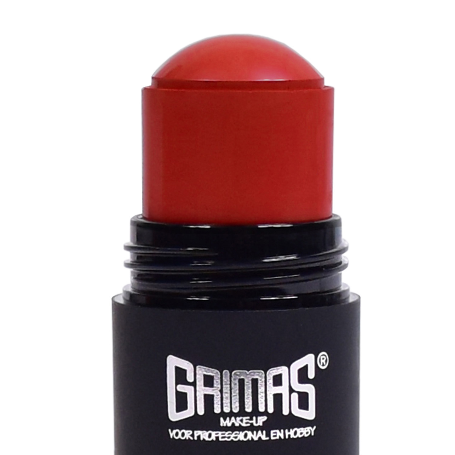 Grimas Covercream Pure Rood 505 – Rode crème schmink in stickvorm, verkrijgbaar bij SchminkenGrime.nl Grimas Covercream Pure Rood 505 schminkstick met hoge pigmentatie, geschikt voor SFX en kindergrime – verkrijgbaar bij SchminkenGrime.nl