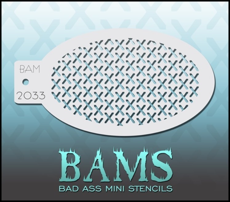 Bad Ass Mini Stencil 2033