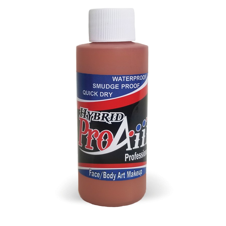 ProAiir Hybrid Dragon 60ml fles met intens roodbruine watervaste airbrush schmink, geschikt voor fantasy of festival looks, verkrijgbaar bij SchminkenGrime.nl