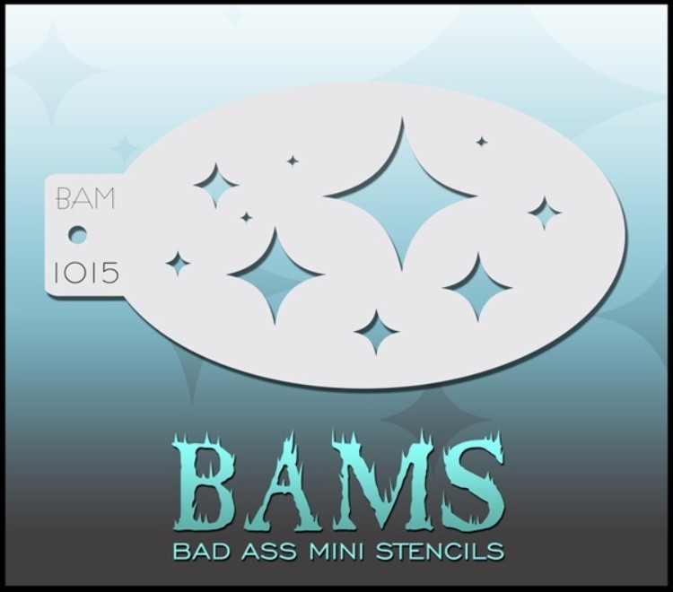 Bad Ass Mini Stencil 1015