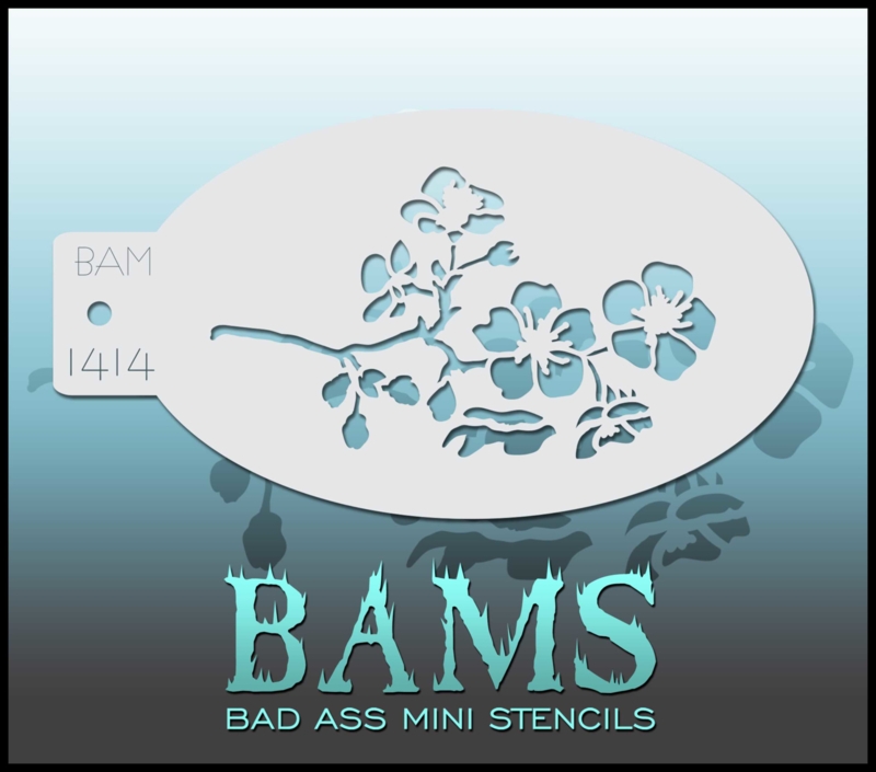 Bad Ass Mini Stencil 1414
