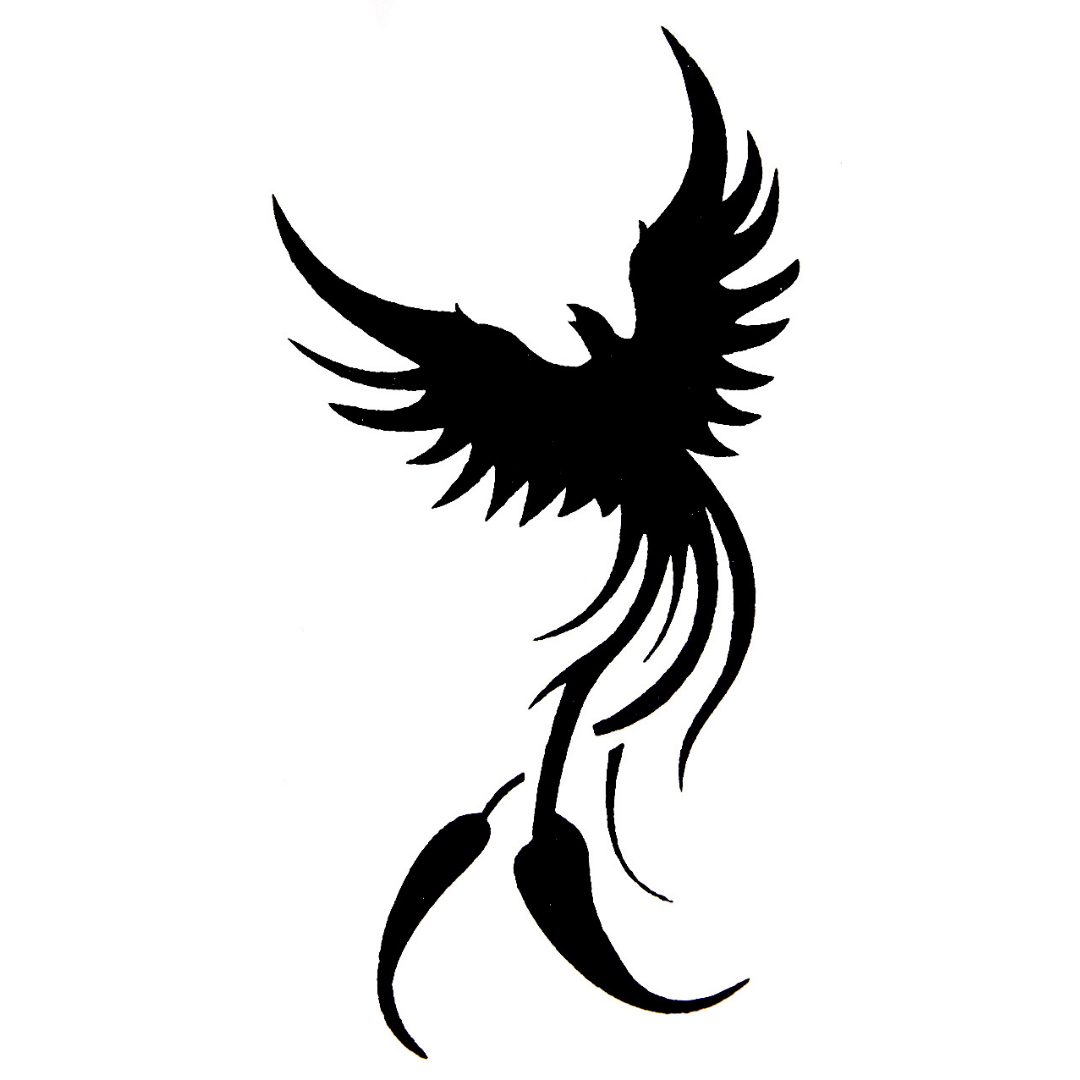 Quick Tattoo Sjabloon - Phoenix
