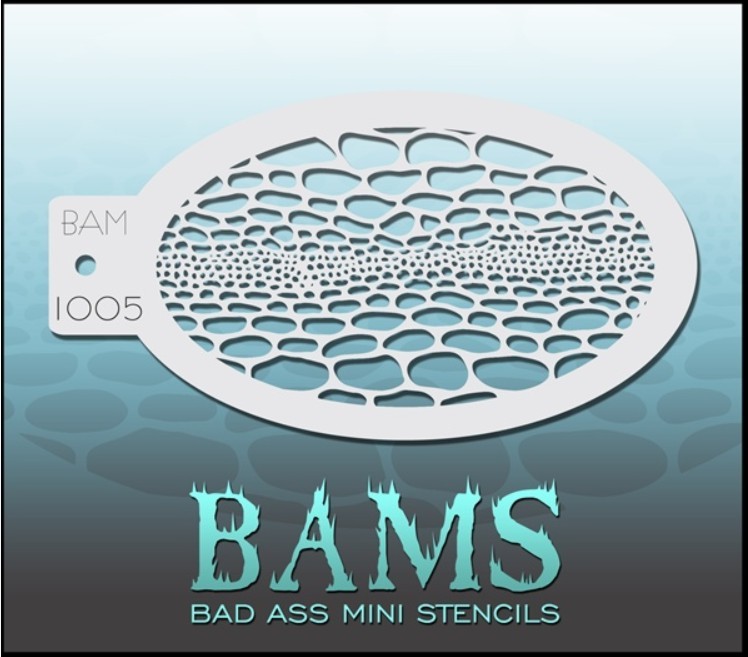 Bad Ass Mini Stencil 1005