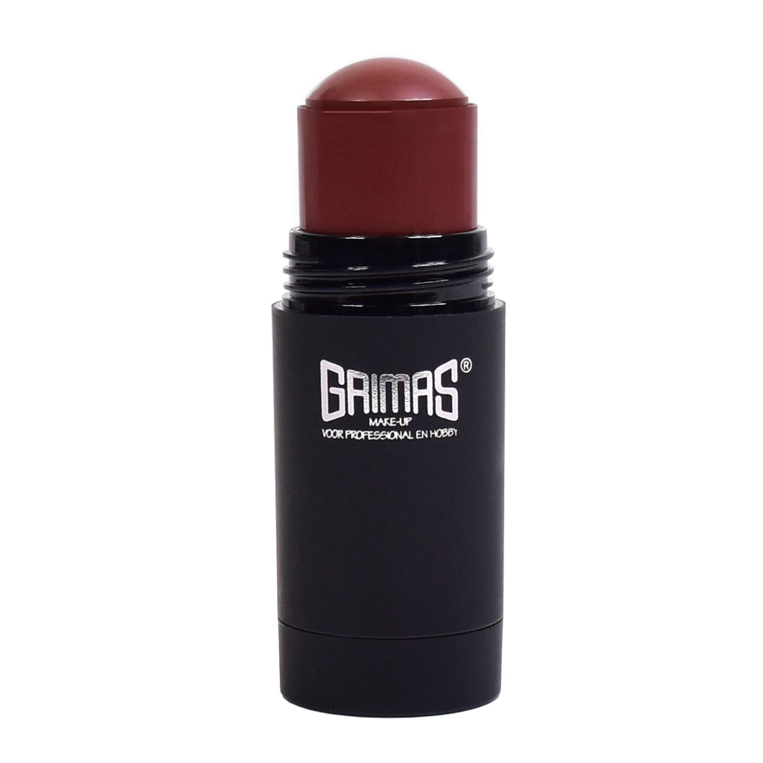 Grimas Covercream Pure Bordeaux Rood 504 schminkstick met krachtige dekking, ideaal voor horror, verwondingen en karakterwerk – verkrijgbaar bij SchminkenGrime.nl
