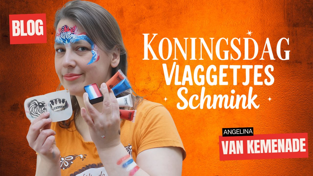 Koningsdag Vlaggetjes Schmink