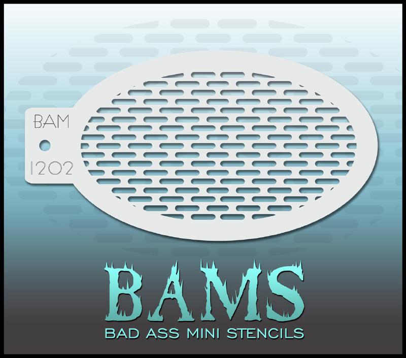 Bad Ass Mini Stencil 1202