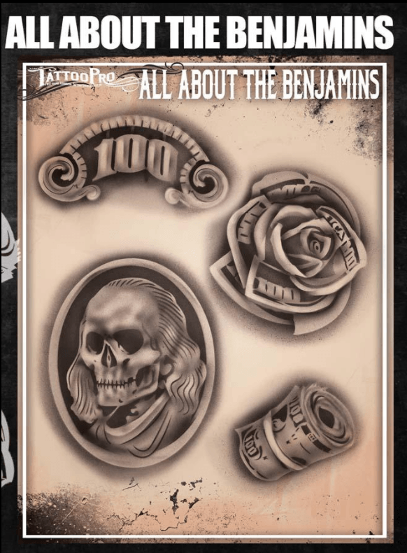 Wiser's Airbrush TattooPro Stencil – All about the Benjamins