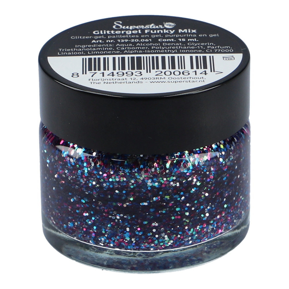 Superstar Glittergel Funky (15ml)