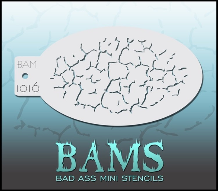 Bad Ass Mini Stencil 1016