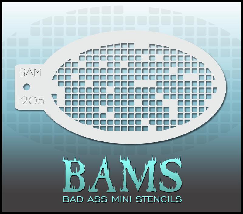 Bad Ass Mini Stencil 1205