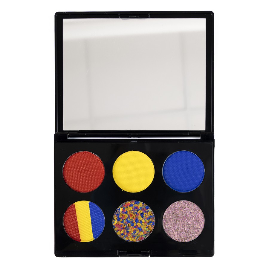 PXP palette t Stedje vaan lol en plezeer voor feestelijke carnavalslooks, verkrijgbaar bij SchminkenGrime.nl