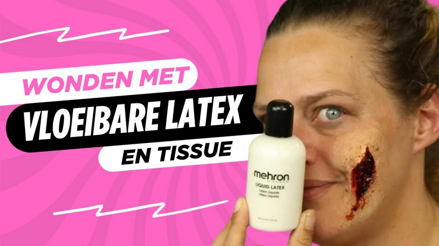 Halloween Wond Maken met Liquid Latex en Tissue