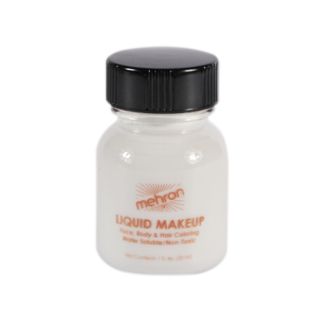 Mehron Liquid Makeup White (30ml)