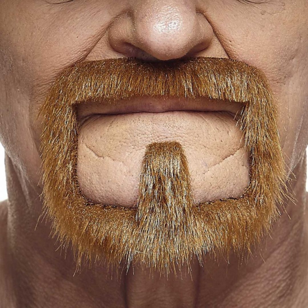 Mustache and Beard Vince Red (snor/baard)