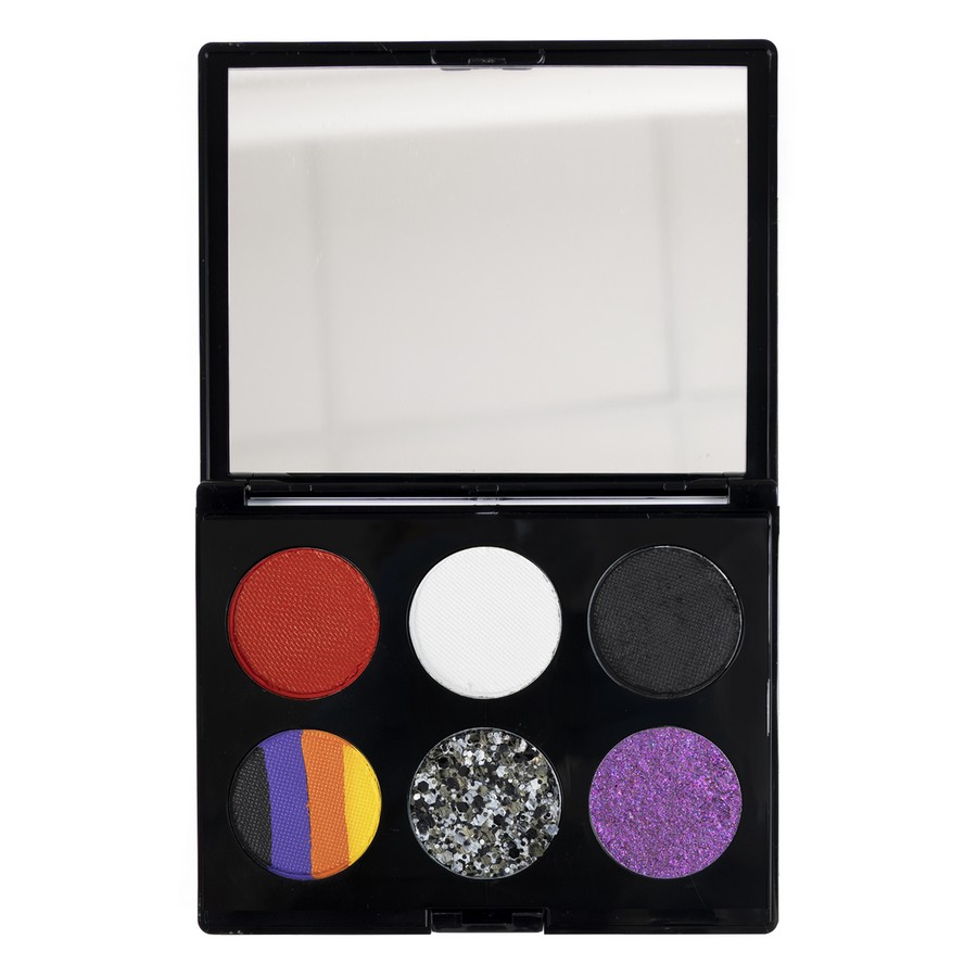 Halloween schmink en glitter palette van PXP voor griezelige looks, verkrijgbaar bij SchminkenGrime.nl