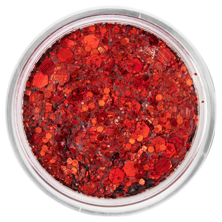 PXP Chunky Glitter Cream Coral Red, 10ml