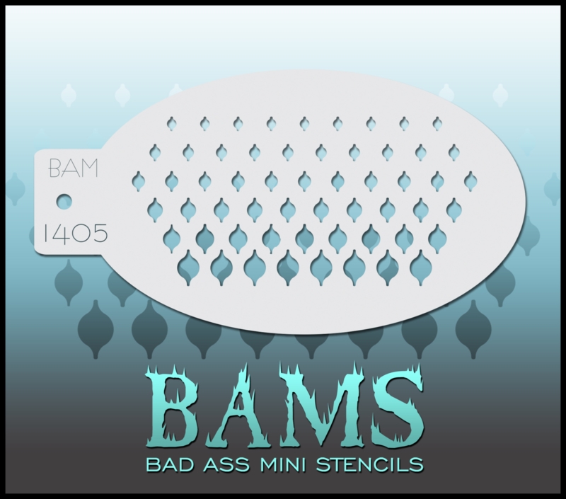 Bad Ass Mini Stencil 1405