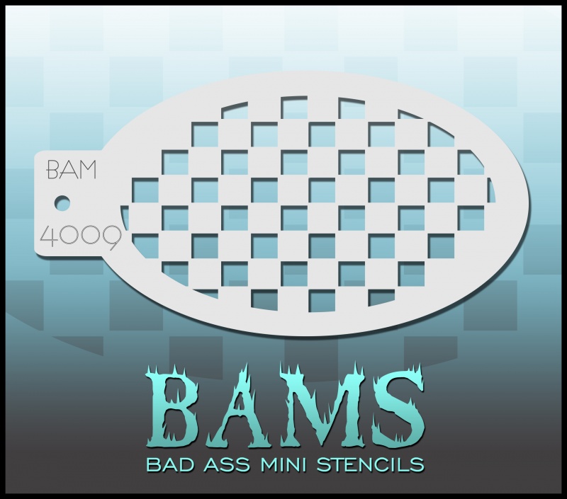 Bad Ass Mini Stencil 4009