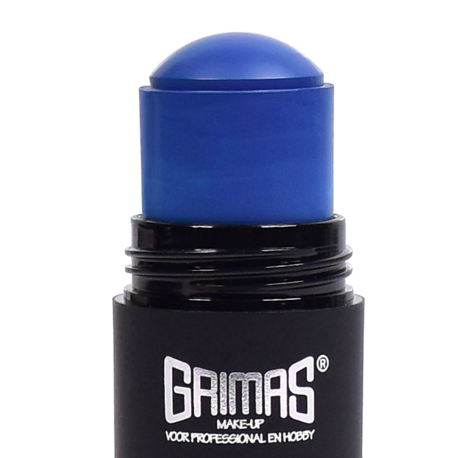 Grimas Covercream Pure Blauw 301 – Blauwe crème schmink in stickvorm, verkrijgbaar bij SchminkenGrime.nl Grimas Covercream Pure Blauw 301 in stickvorm, intens blauwe crème schmink voor gezicht en SFX – verkrijgbaar bij SchminkenGrime.nl