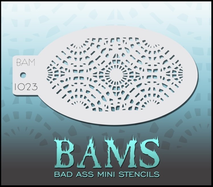 Bad Ass Mini Stencil 1023