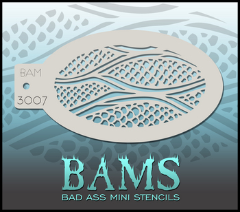 Bad Ass Mini Stencil 3007