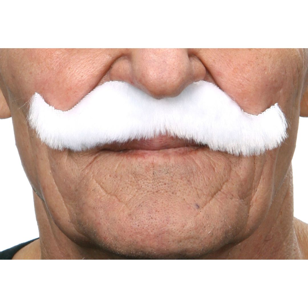 Mustache Luigi White (snor)
