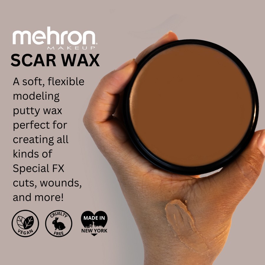 Mehron Scar Wax, Medium (40gr) Mehron Scar Wax, Medium (40gr)