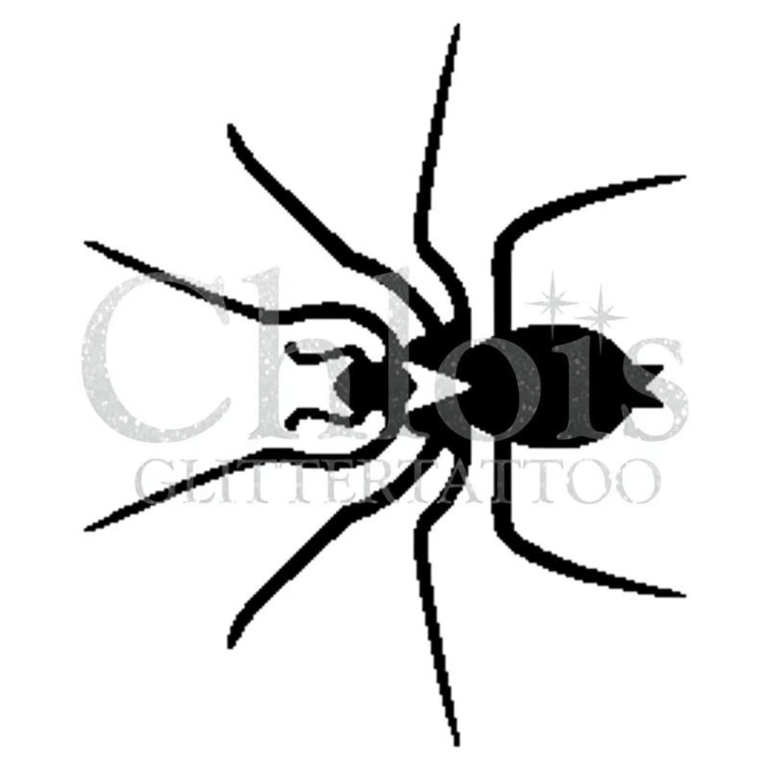 Chloïs Glittertattoo Sjabloon Spider Solitaire (5 stuks)