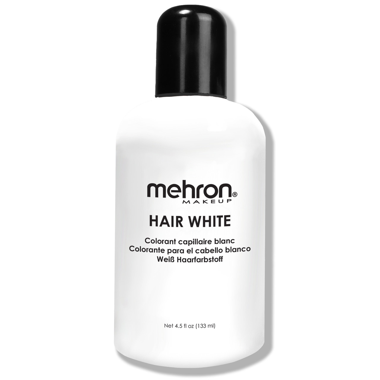 Mehron Hair White (135ml), witte tijdelijke haarverf voor theater en grime, verkrijgbaar bij SchminkenGrime.nl