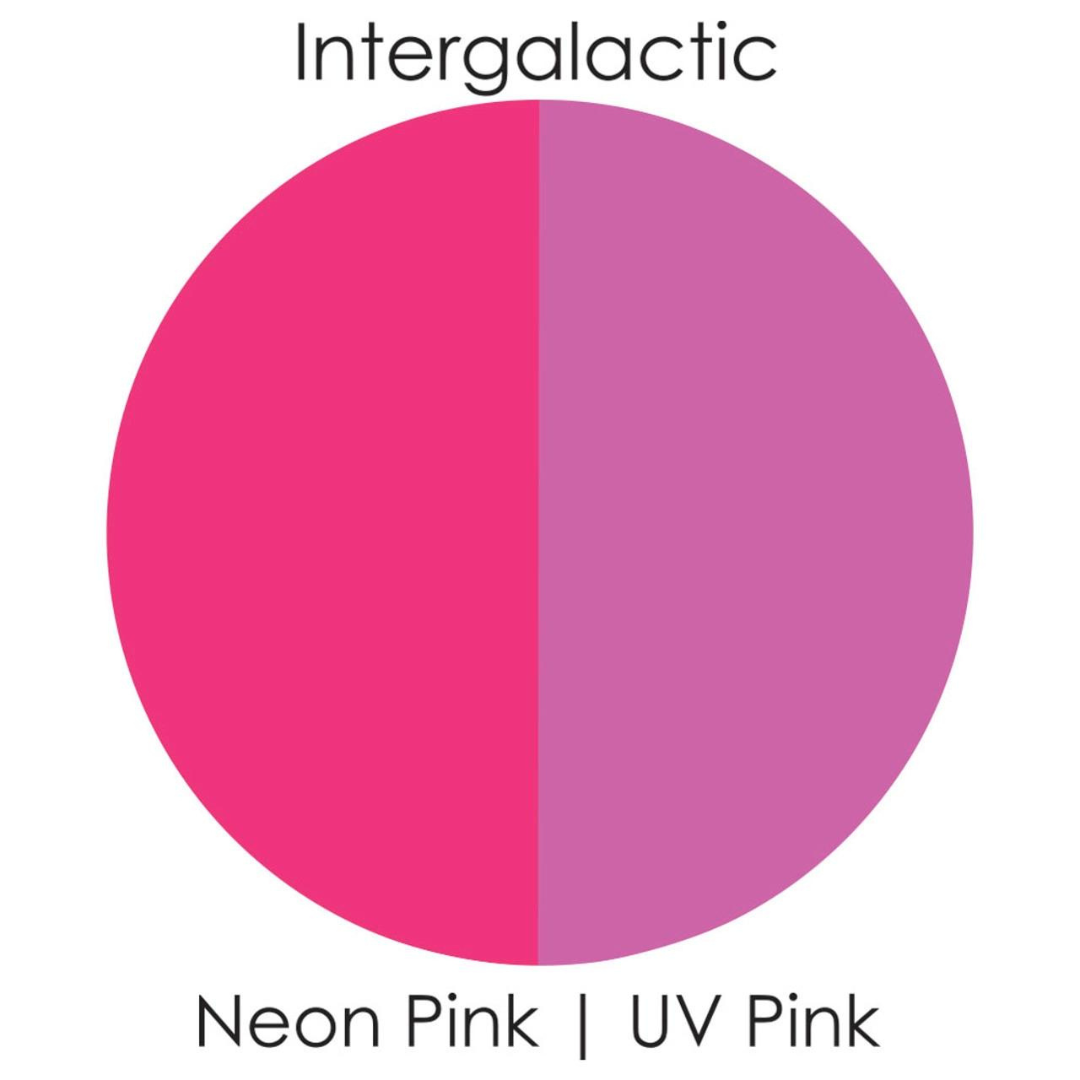 Mehron Paradise Makeup Neon UV Glow Intergalactic, Pink (40 gram)
