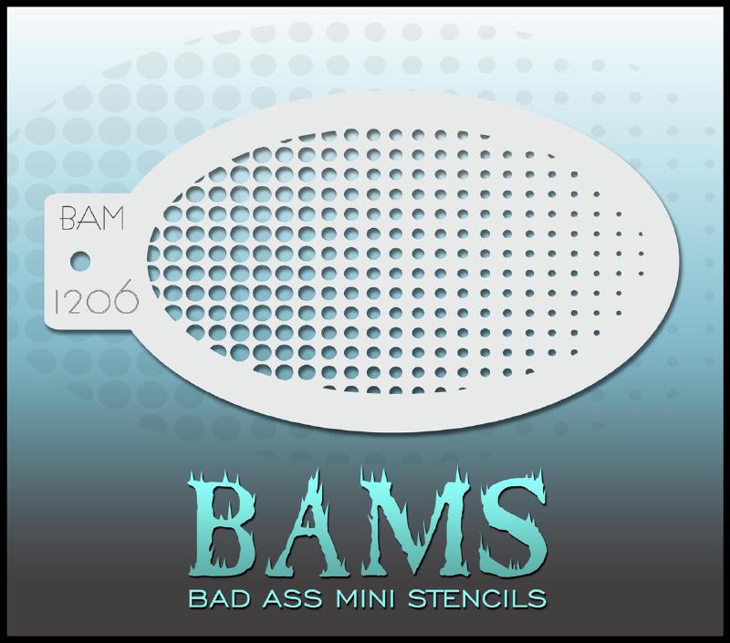 Bad Ass Mini Stencil 1206