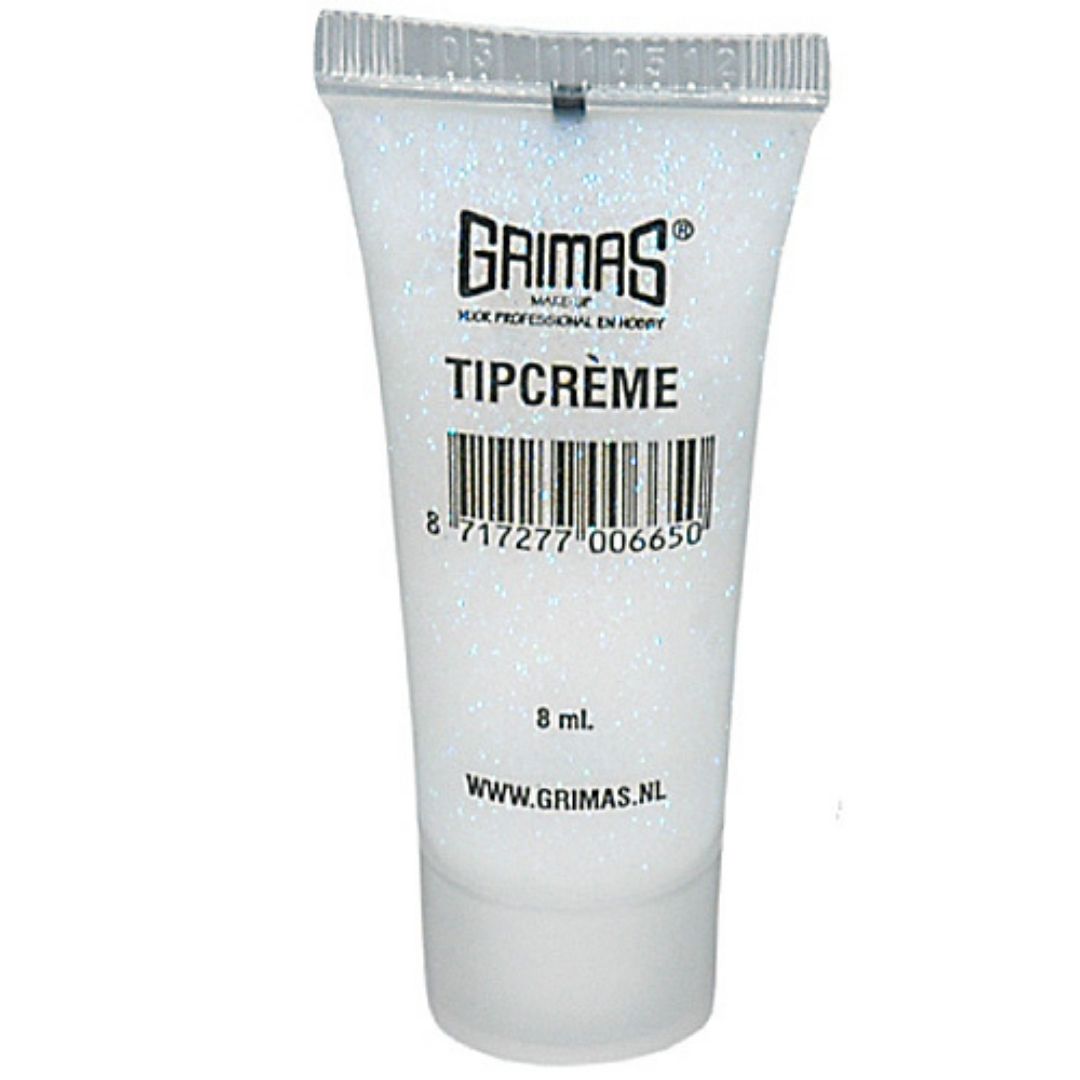 Grimas Tipcreme parelmoer blauw 03 - schitterende blauwglitter voor bijzondere schminklooks. Bestel bij SchminkenGrime.nl.