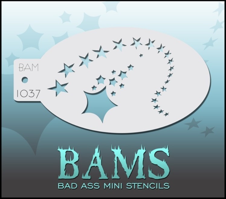 Bad Ass Mini Stencil 1037