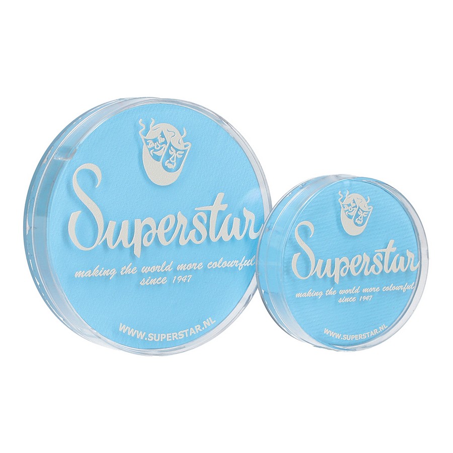 Frosti Blue schmink van Superstar voor sneeuw- en fantasielooks – SchminkenGrime.nl Schminkkleur Frosti Blue van Superstar voor winterse creaties – verkrijgbaar bij SchminkenGrime.nl