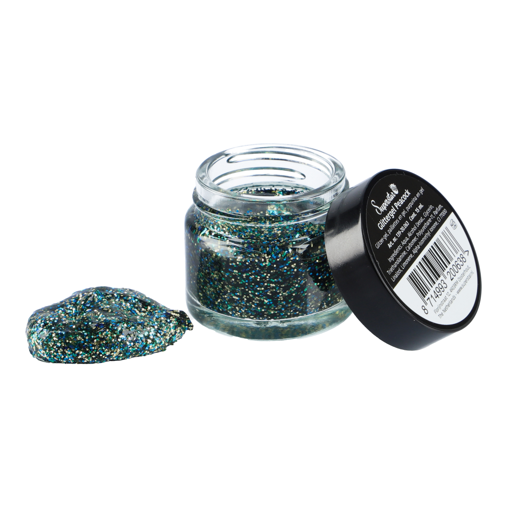 Superstar Glittergel Peacock (15ml)