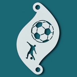 Superstar Schmink sjabloon Soccer (77060)