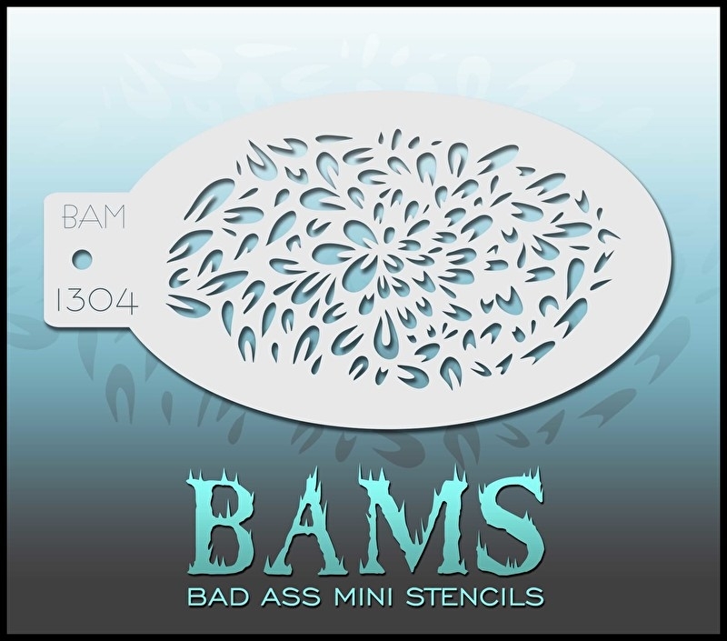 Bad Ass Mini Stencil 1304