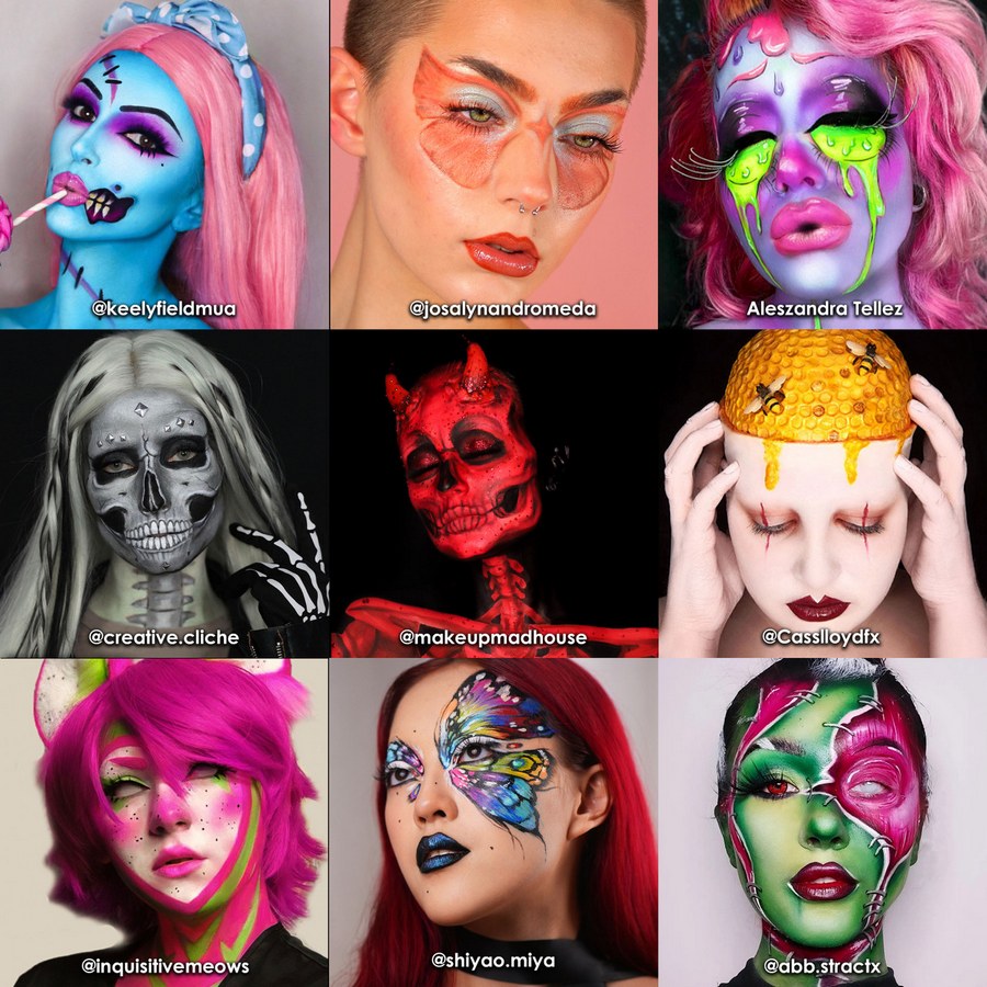 Mehron Face Paint Palette 30 colours, palette of 30 water-activated colours, ideal for versatile face and body looks available at SchminkenGrime.nl