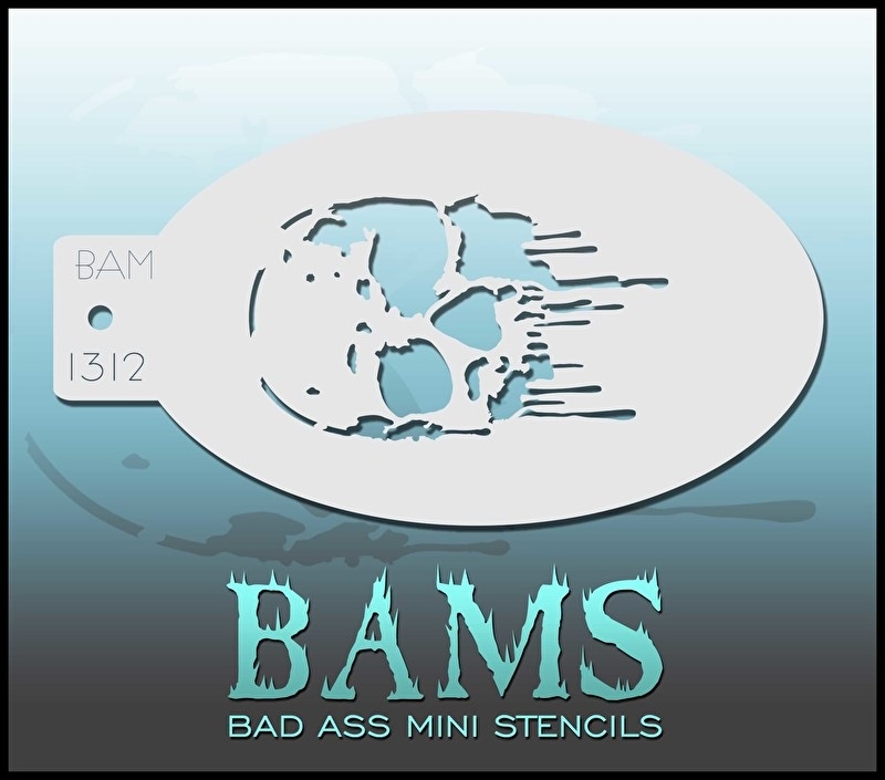 Bad Ass Mini Stencil 1312
