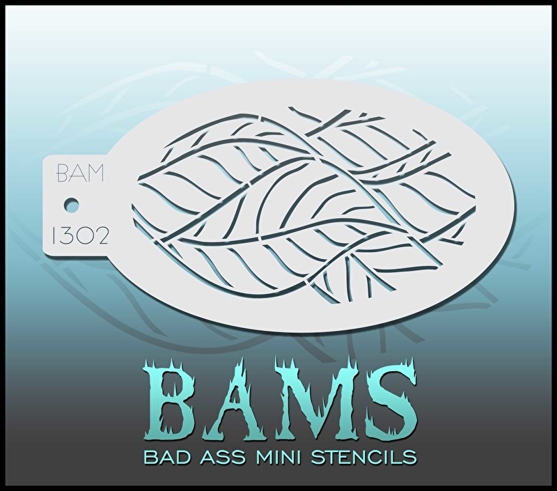Bad Ass Mini Stencil 1302