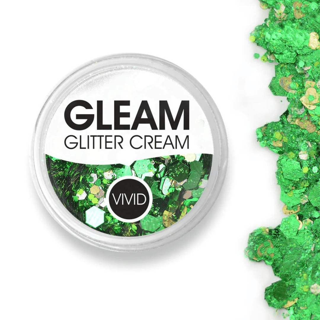 Vivid Gleam Glitter Cream - Evergreen (30gr)