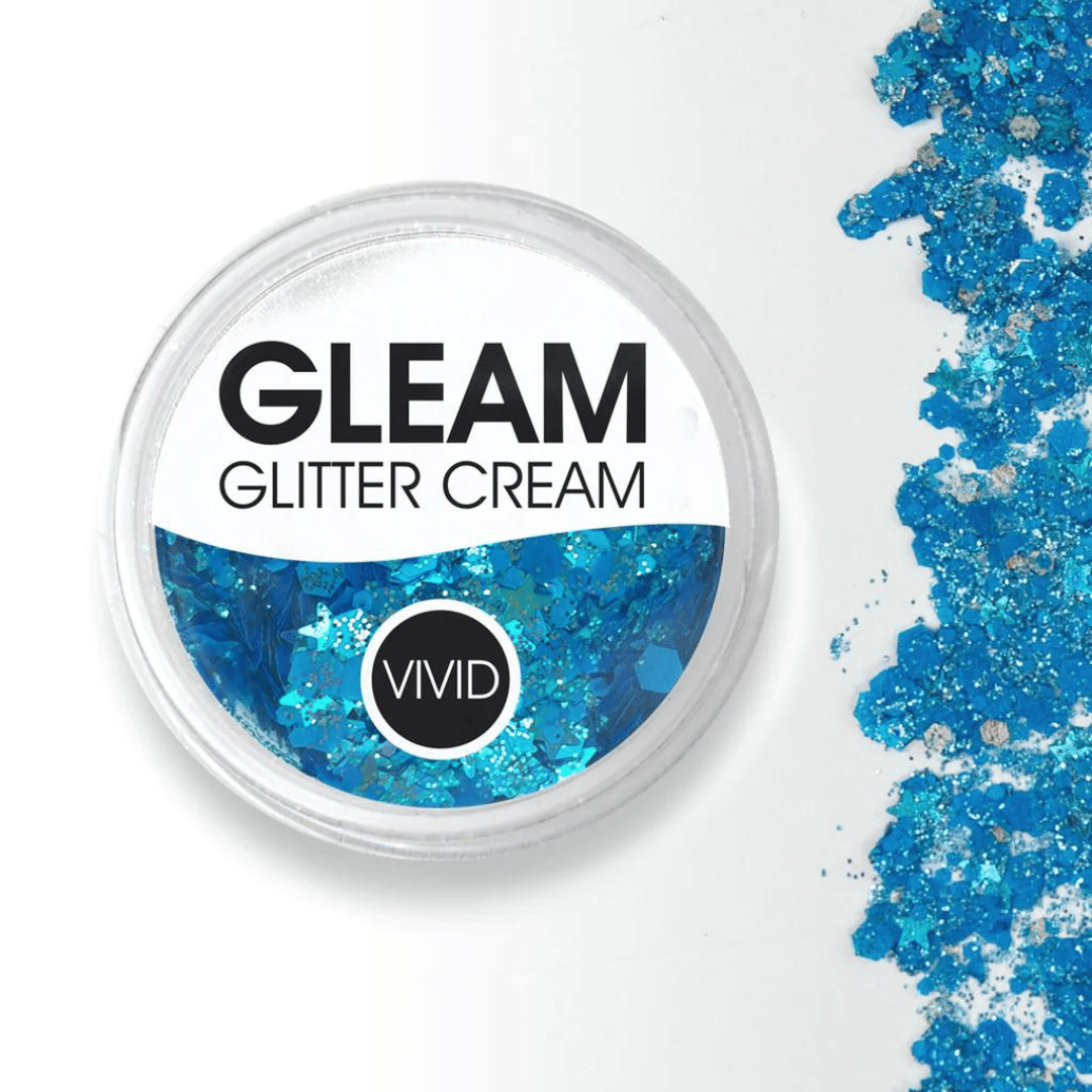 Vivid Gleam Glitter Cream - Sapphire Splendor (30gr)