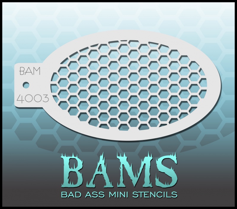 Bad Ass Mini Stencil 4003