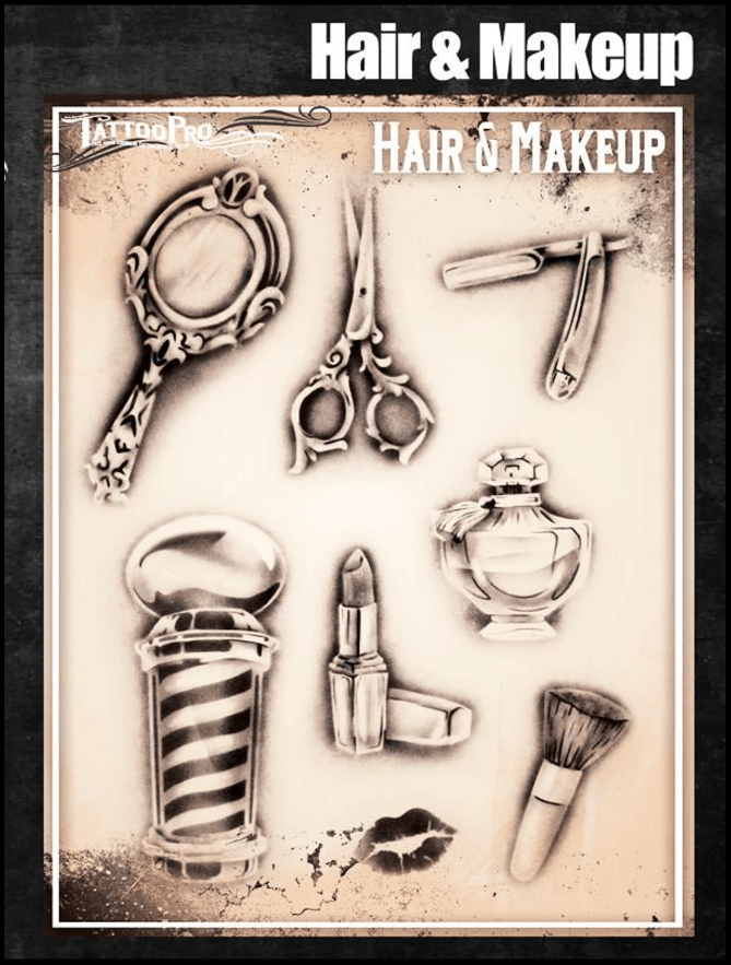 Wiser's Airbrush TattooPro Stencil – Hair & Makeup