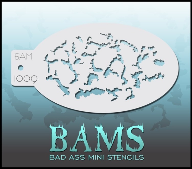 Bad Ass Mini Stencil 1009